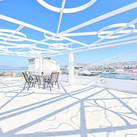 Charming Apartment With A Sea View Terrace Пирея Екстериор снимка